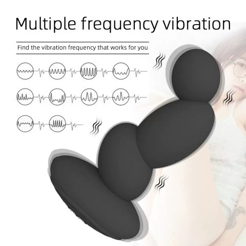 Mano men's anal plug adult products G-spot Prostate Posterior vestibular vibration Massager Pull bead buckle