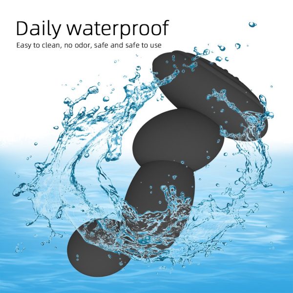 Mano men's anal plug adult products G-spot Prostate Posterior vestibular vibration Massager Pull bead buckle - Image 2