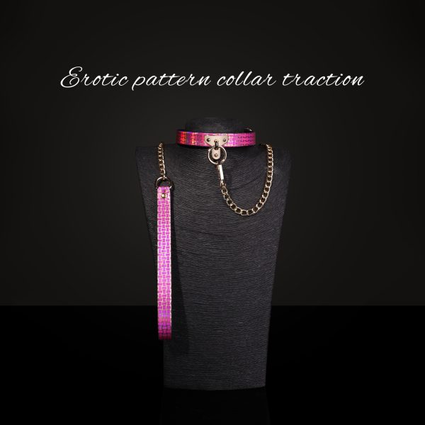 Snake-scale high-end erotic traction collar sm tuning restraint neck loop neck ring - Image 2